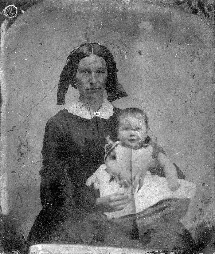 1860 photo of Sarah Jane Whitehead and Margaret Ann Boyle