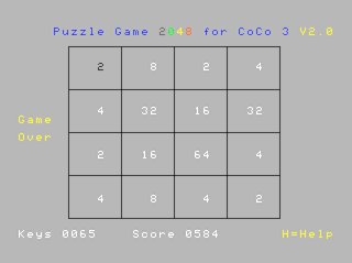 2048 game screen #2