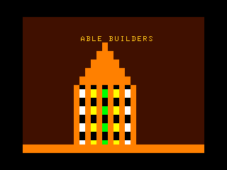 Able Builders intro screen #1