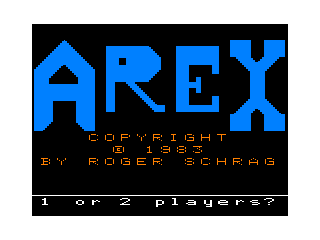 Arex Intro Screen 2