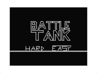 Battle Tank intro screen #2