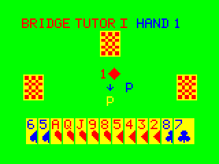 Bridge Tutor game screen