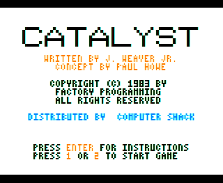 Catalyst intro screen #2