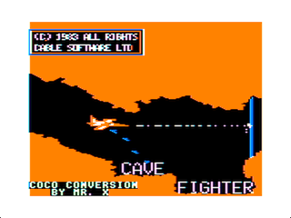 Cave Fighter intro screen