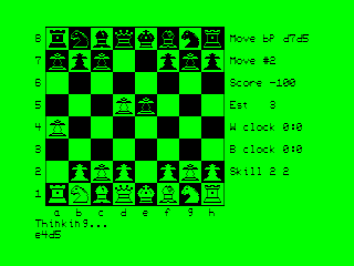 ChessD game screen