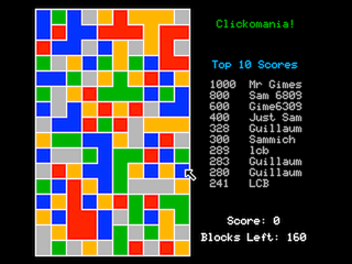 Clickomania! game screen #1