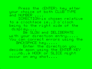 Color Golf III intro screen #6