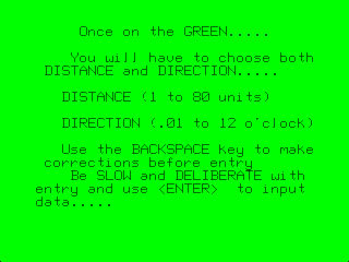Color Golf III intro screen #6