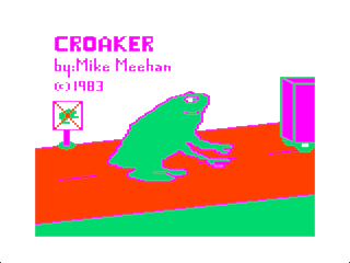 Croaker intro screen #1