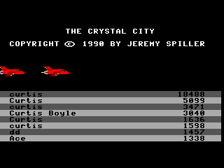 The Crystal City intro screen #2