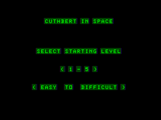 Cuthbert in Space game screen #1