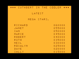 Cuthbert in the Cooler game screen #4