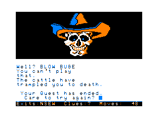Dallas Quest game screen #2