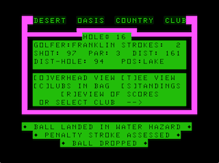 Desert Golf game screen #9