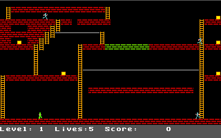 Digger Level 1 game screen