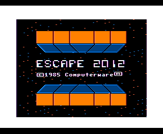 Escape 2012 Intro screen
