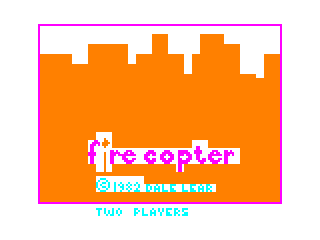 Firecopter intro screen