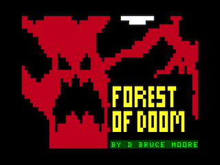 Forest of Doom intro screen #2