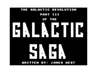 Galactic Revolution game screen #1