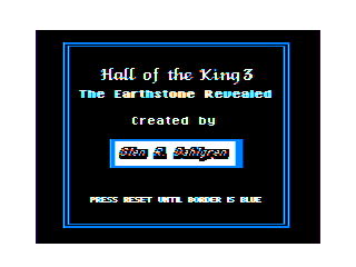 Hall of the King III: The Earthstone Revealed intro screen #1