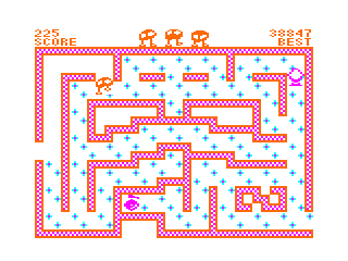 Hungry Horace maze 1 game screen