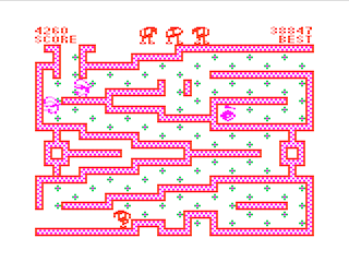 Hungry Horace maze 3 game screen