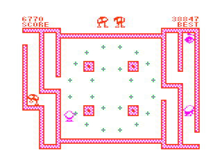 Hungry Horace maze 4 game screen