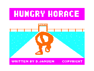Hungry Horace intro screen