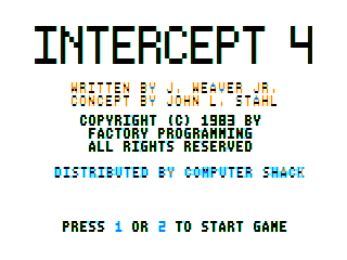 Intercept 4 intro screen #2