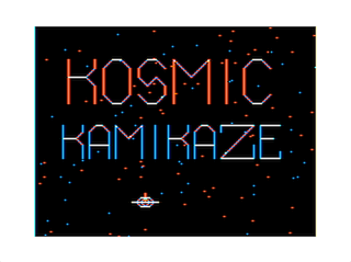 Kosmic Kamikaze intro screen #3