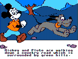Mickey's Space Adventure game screen #1