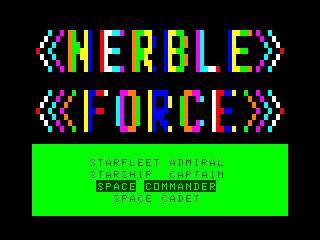 Nerble Force intro screen #2