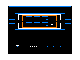 Pac-Tac II intro screen 1