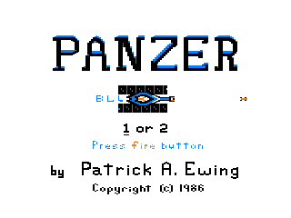 Panzer intro screen