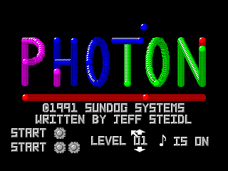 Photon intro screen 3.