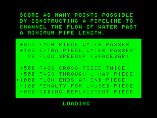 Pipes intro screen #1