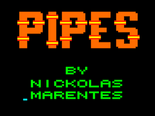 Pipes intro screen #2