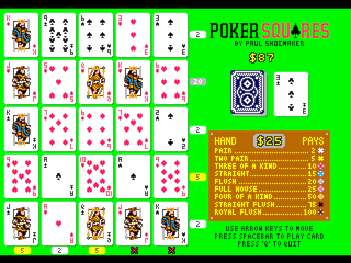 Poker Squares game screen 2
