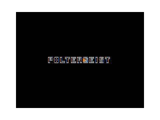 Poltergeist intro screen