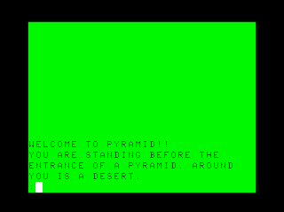 Pyramid 2000 game screen #1