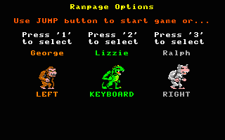 Rampage! intro screen #3