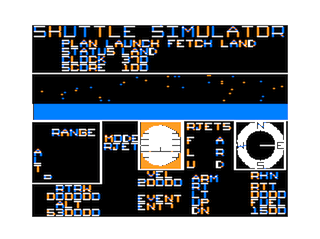 Space Shuttle game screen #6 (land: starting descent)