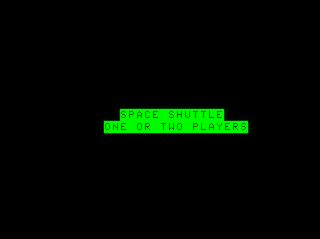 Space Shuttle intro screen