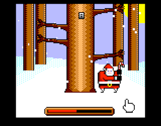 Timber Man Christmas Edition game screen #1