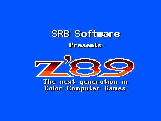 Z-89 intro screen #1 for version 1.03
