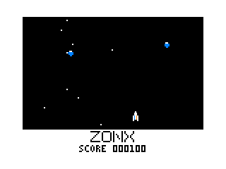 Zonx game screen