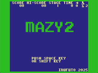 Mazy2 Intro screen (Coco 1/2)
