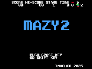 Mazy2 Intro screen (Coco 3)