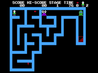 Mazy2 level #1, screen 1 (Coco 3)